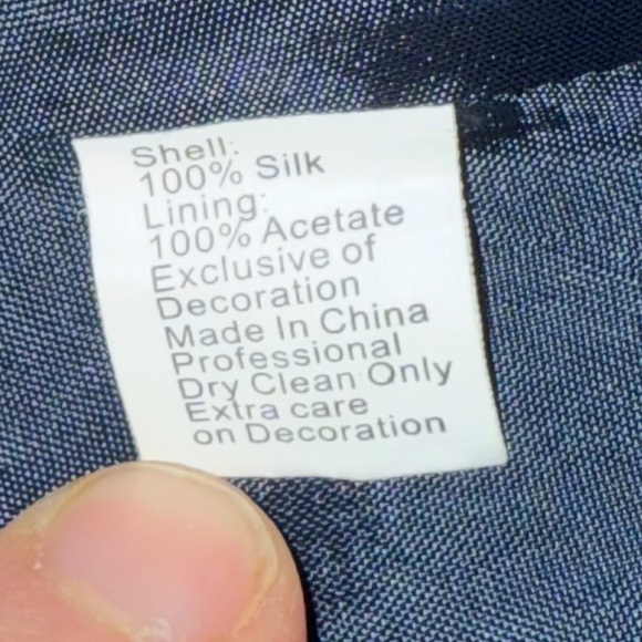 Chic CK Bradley Navy Halter Top with Unique Neckline - Picture 7 of 7